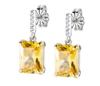 Orecchini Amen Donna Cocktail in Argento Zircone ECK1REBGIZ